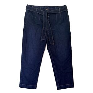 Boden Jeans‎ Sz 20/22R High Rise Tie Waist Button Fly Womens R0103